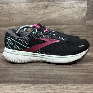 Brooks Ghost 14 Black Purple Womens US Size 8 EUR 39 1203561B013 Running Shoes